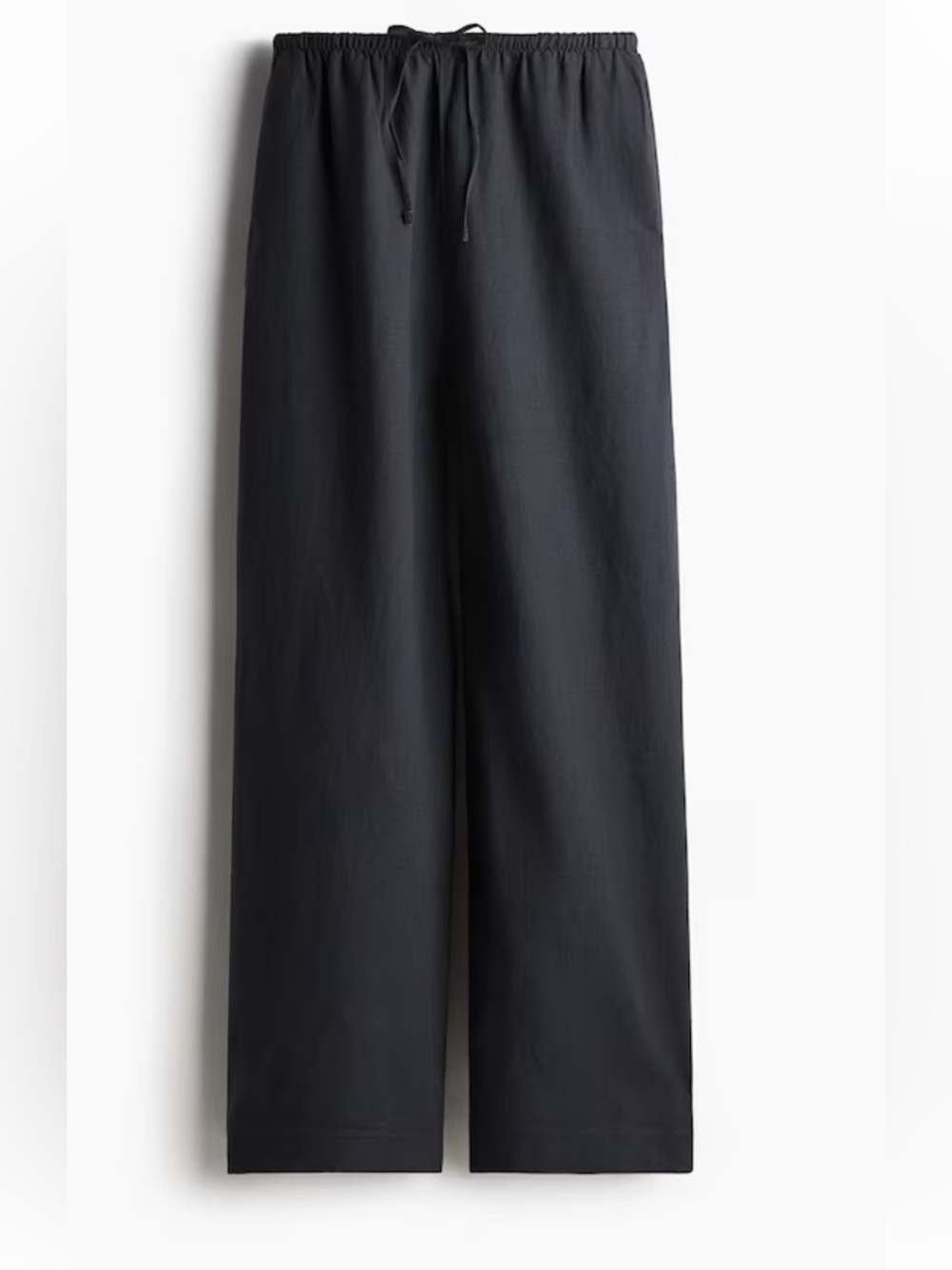 Linen blend wide leg pants